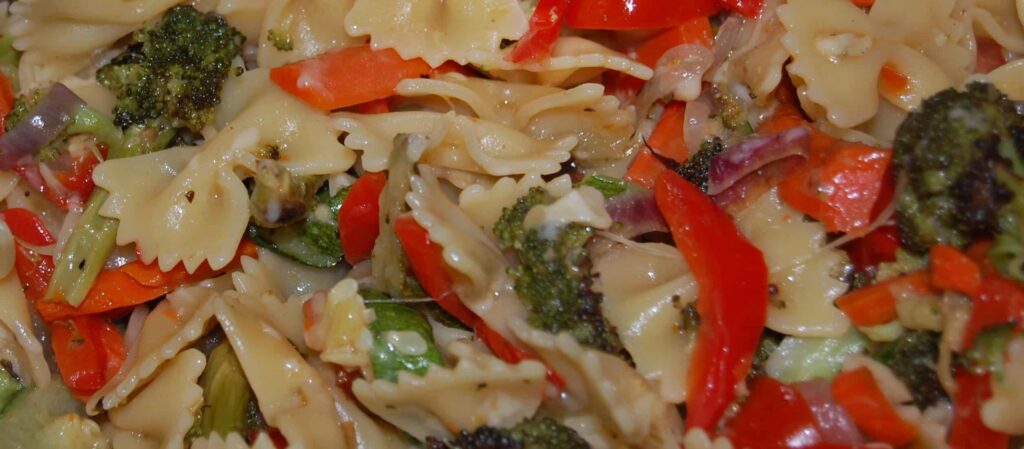 Pasta with Roasted Vegetables