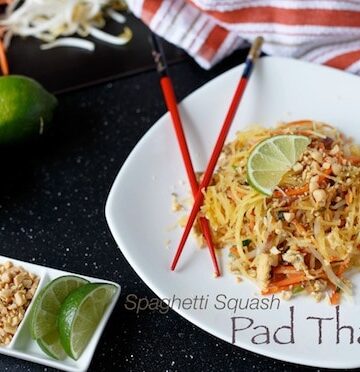 Healthy Spaghetti Squash Pad Thai
