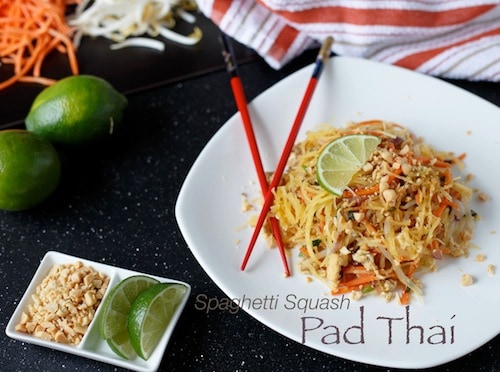 Healthy Spaghetti Squash Pad Thai