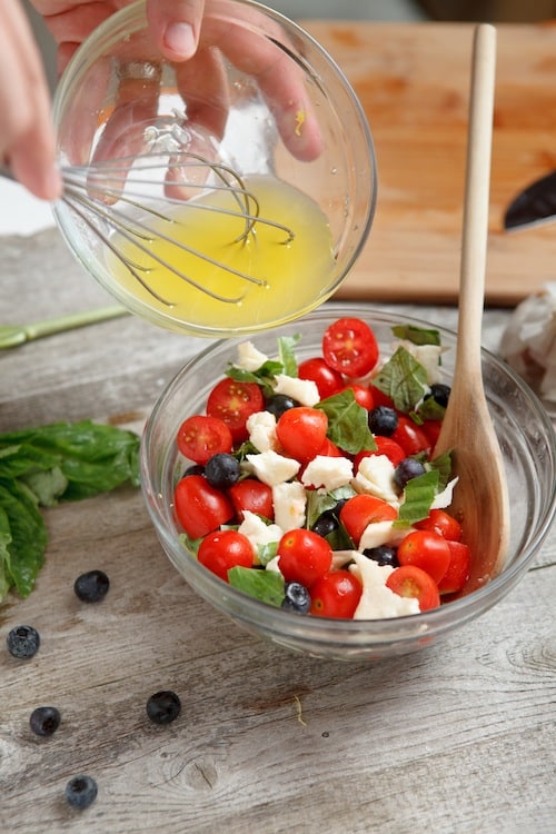 Blueberry Caprese Salad