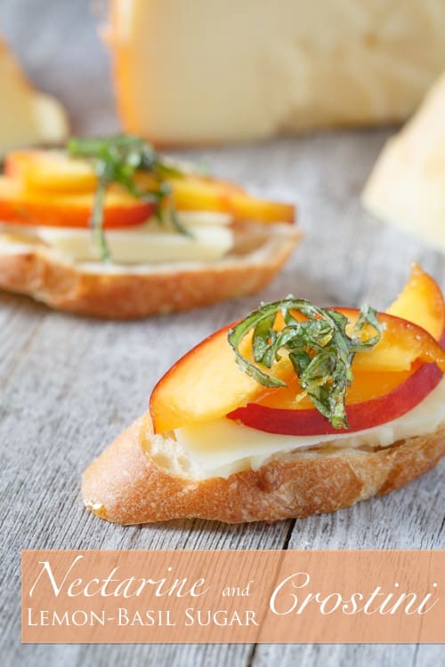 Nectarine Crostini