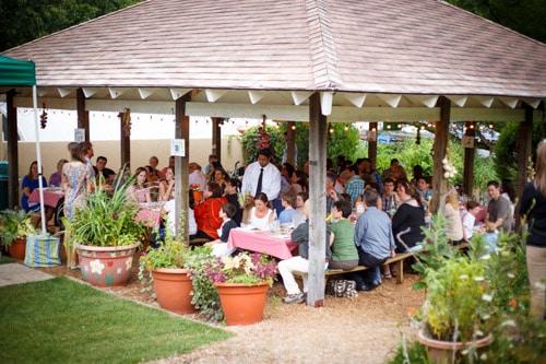 Dinner at NY Botanical Garden with 2 of Mario Batali's Head Chefs