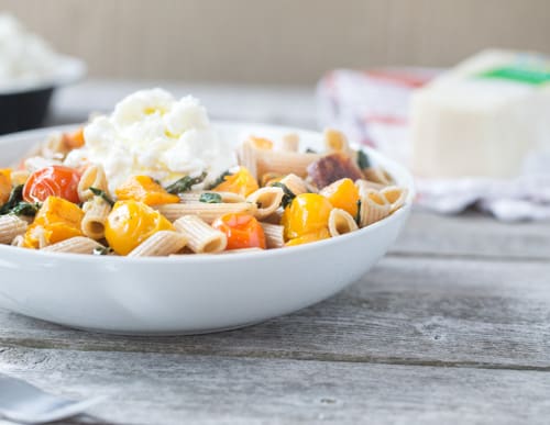 roasted butternut squash pasta