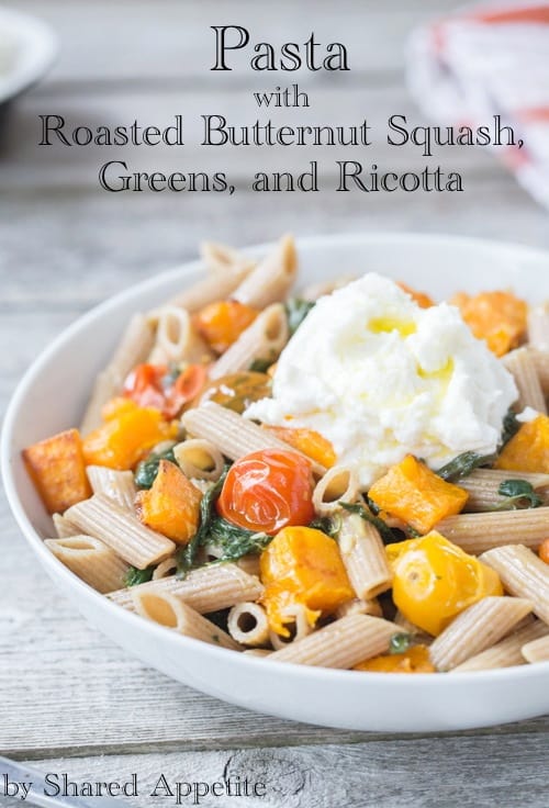 roasted butternut squash pasta