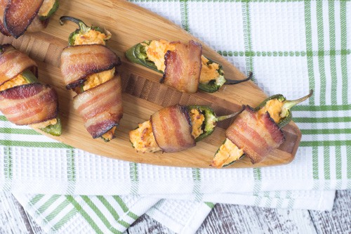 Bacon Wrapped Buffalo Jalapeno Poppers — Cooking with Rocco