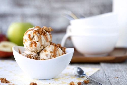 apple crumble ice cream