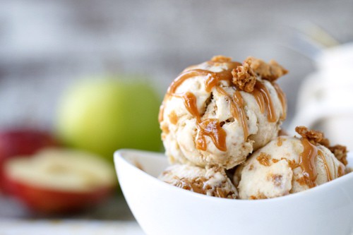 apple crumble ice cream