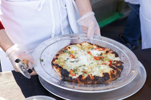 Pizza Tasting at 2013 NYC Wine and Food Festival