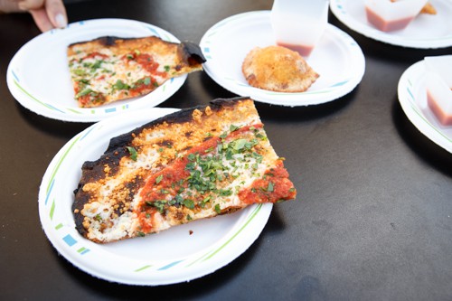 Pizza Tasting at 2013 NYC Wine and Food Festival