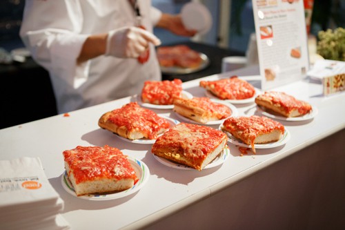 Pizza Tasting at 2013 NYC Wine and Food Festival