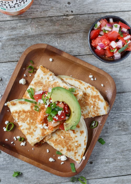 kimchi quesadillas