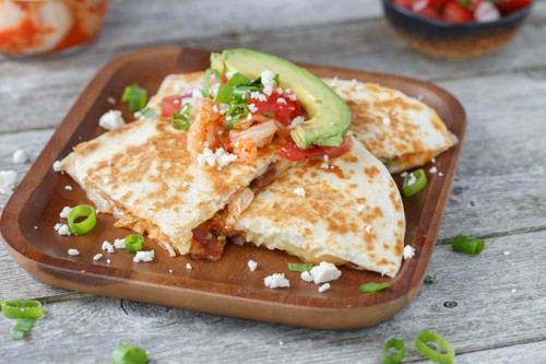 kimchi quesadillas