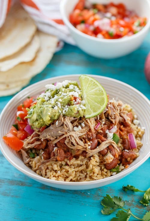 carnitas burrito bowl