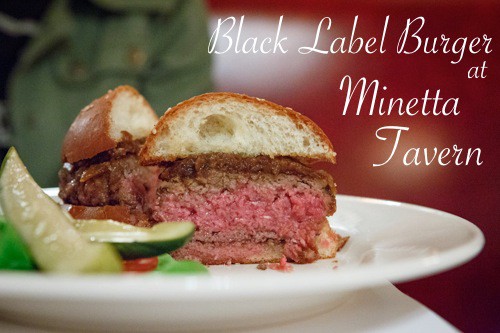 Black Label Burger At Minetta Tavern