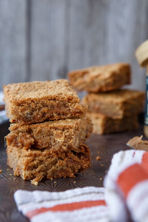 cookie butter blondies