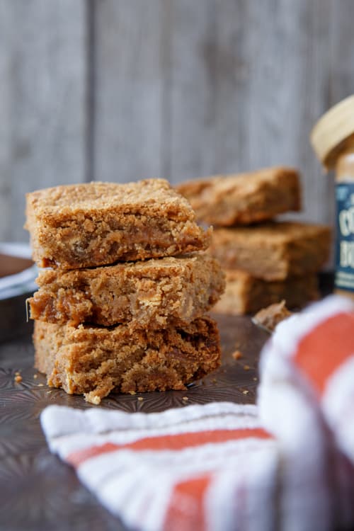 cookie butter blondies