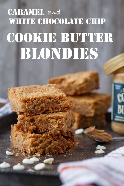 cookie butter blondies