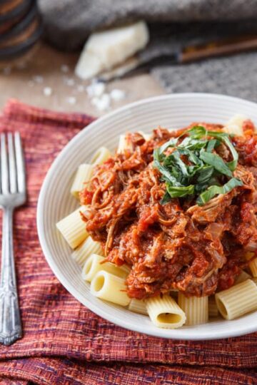 braised pork shoulder ragu