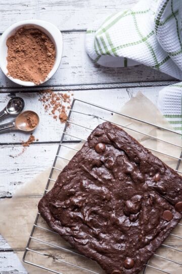 healthier avocado brownies {gluten-free}