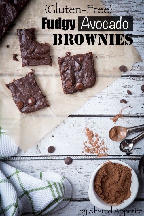 healthier avocado brownies {gluten-free}