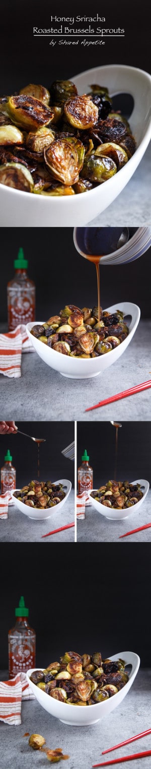 Honey Sriracha Roasted Brussels Sprouts