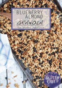 gluten-free blueberry almond granola