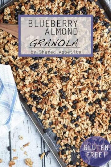 gluten-free blueberry almond granola
