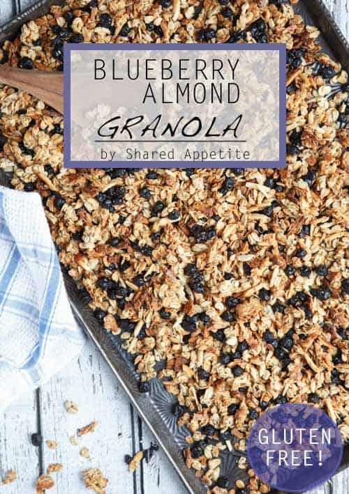 gluten-free blueberry almond granola