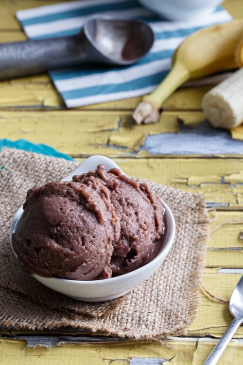 vegan acai banana ice cream paleo friendly and dairy free