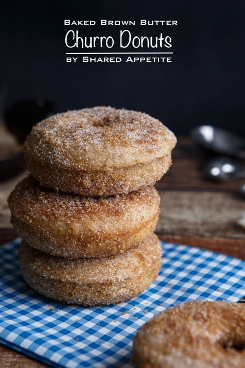 Baked Brown Butter Churro Doughnuts