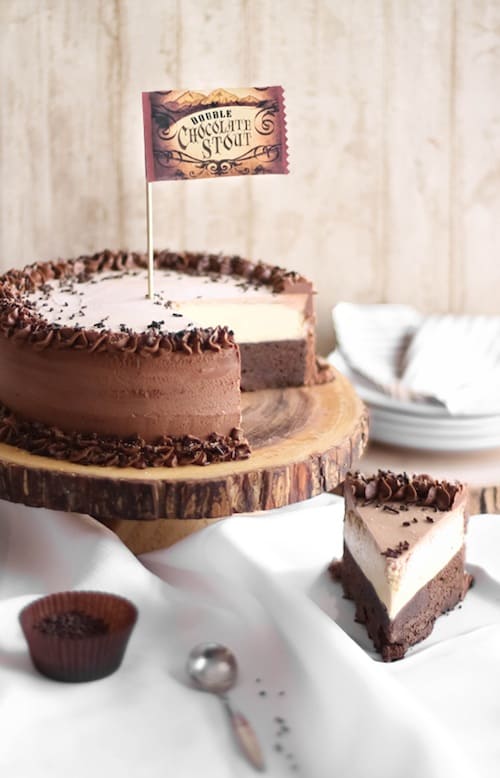 SprinkleBakes Double Chocolate Stout Mousse Cake 1