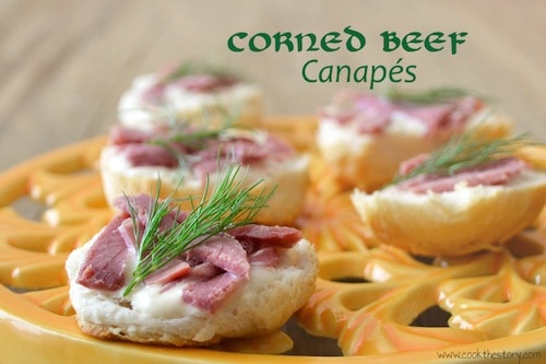 corned beef canapes