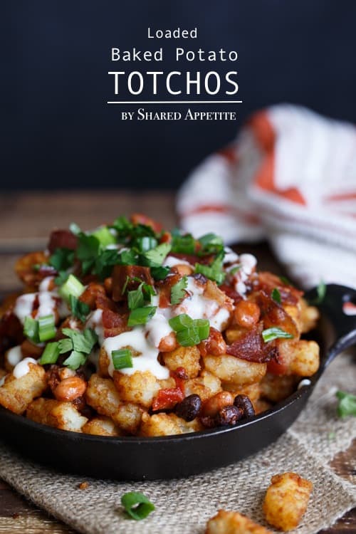 Loaded Baked Potato Tater Tot Nachos