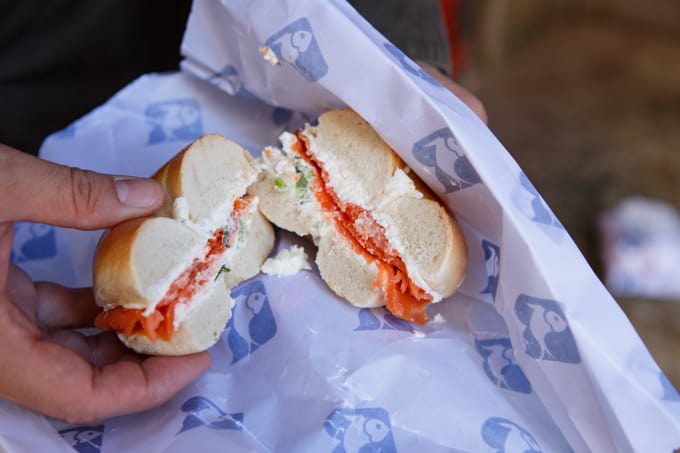 top food to eat in nyc bagels