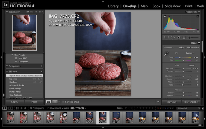 Adobe Lightroom for Food Bloggers