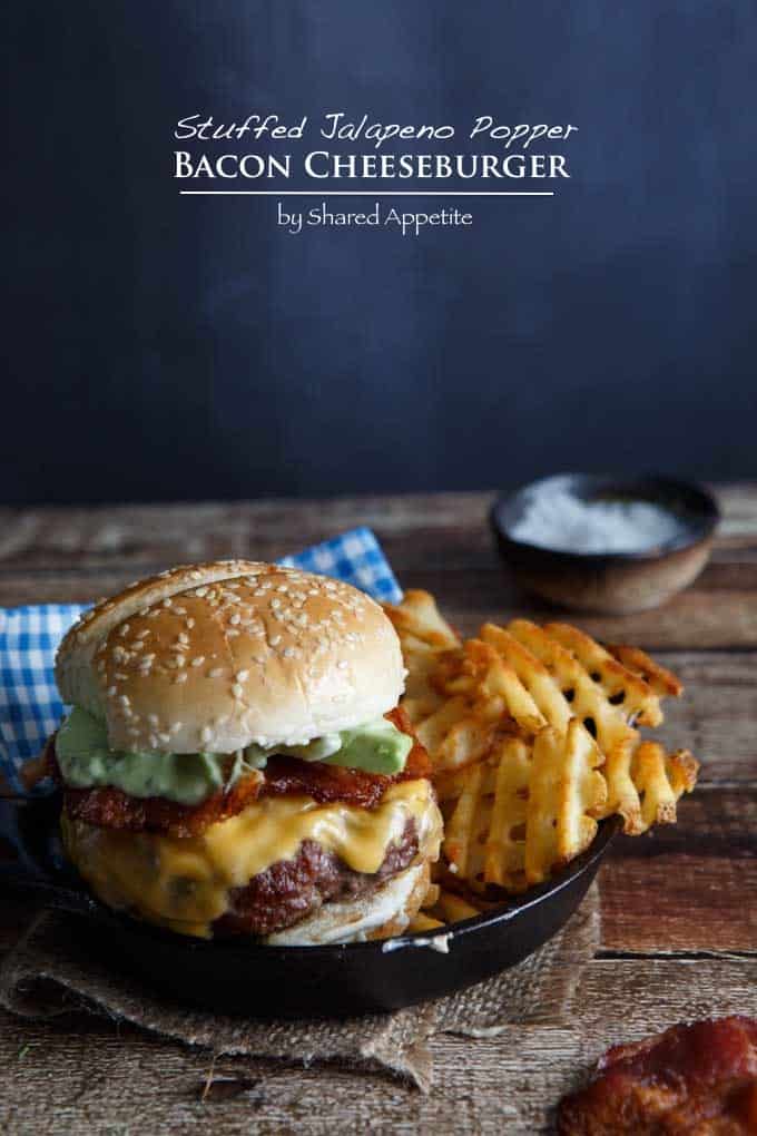 Bacon Jalapeño Popper Stuffed Burgers - Over The Fire Cooking