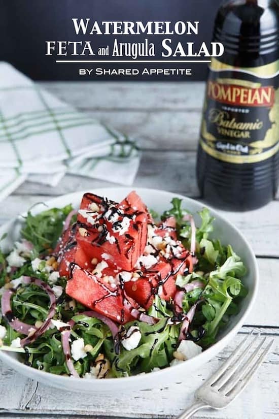 Watermelon, Feta, and Arugula Salad