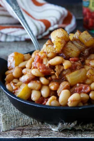 Pineapple Bacon Baked Beans