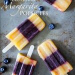 Peach Blueberry Margarita Popsicles