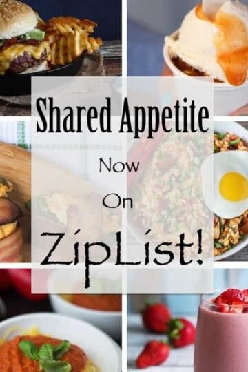 Shared Appetite Now On ZipList