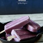 Blueberry Greek Yogurt Popsicles