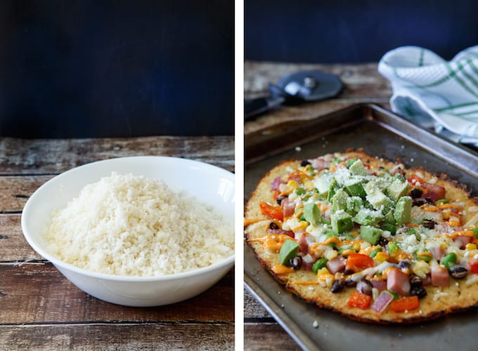 Southwestern Cauliflower Crust Pizza