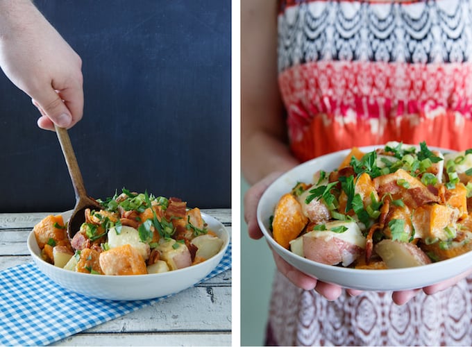 Sweet Potato Bacon Salad