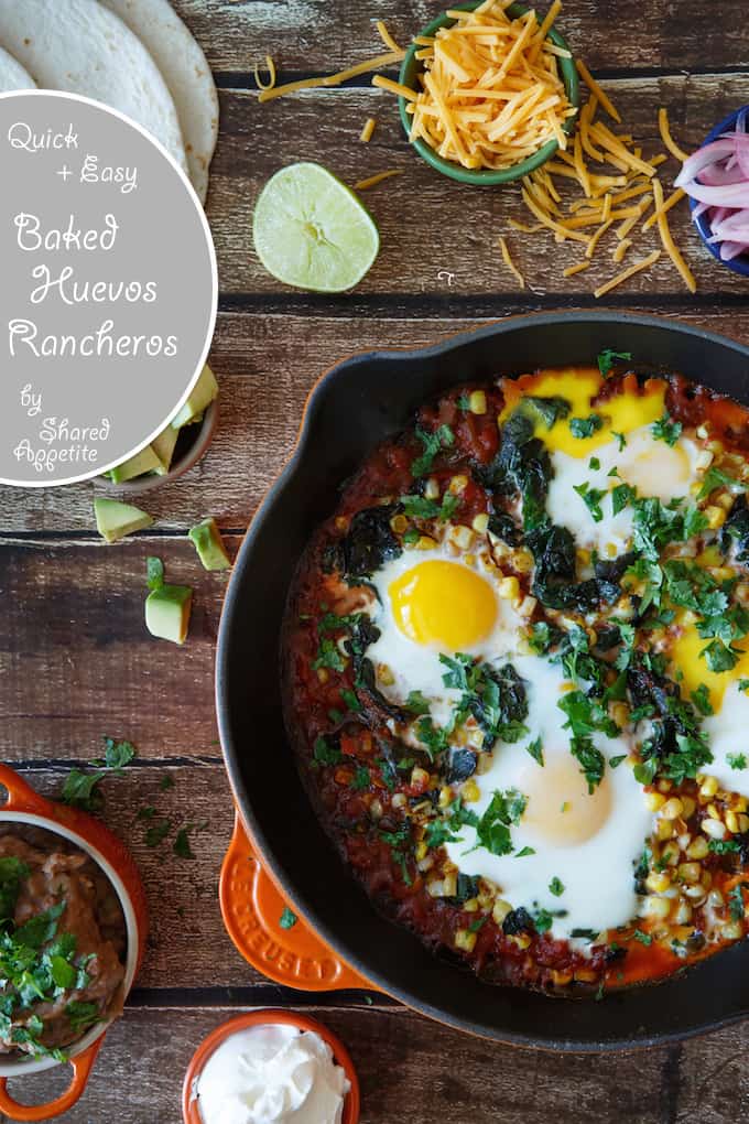 Quick and Easy Baked Huevos Rancheros