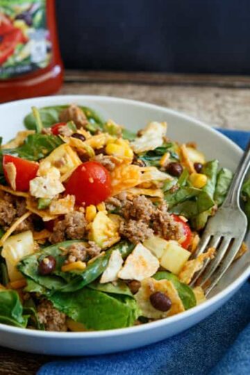 Lightened Up Taco Salad