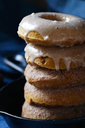 Baked Pumpkin Pie Donuts