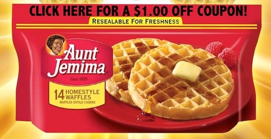 Aunt Jemima Frozen Waffle Coupon Image