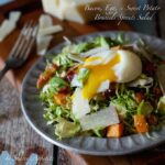 Bacon, Egg, and Sweet Potato Brussels Sprout Salad