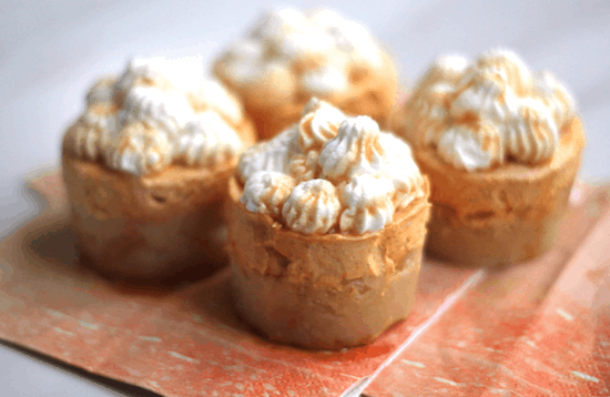 mini pumpkin cheesecake cookie bites