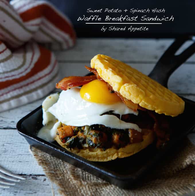 sweet potato spinach hash waffle breakfast sandwich 10 copy 2